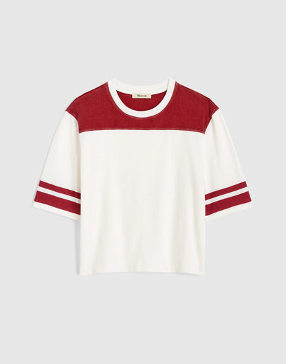 Madewell The Relaxed Varsity Tee in Vintage Jersey