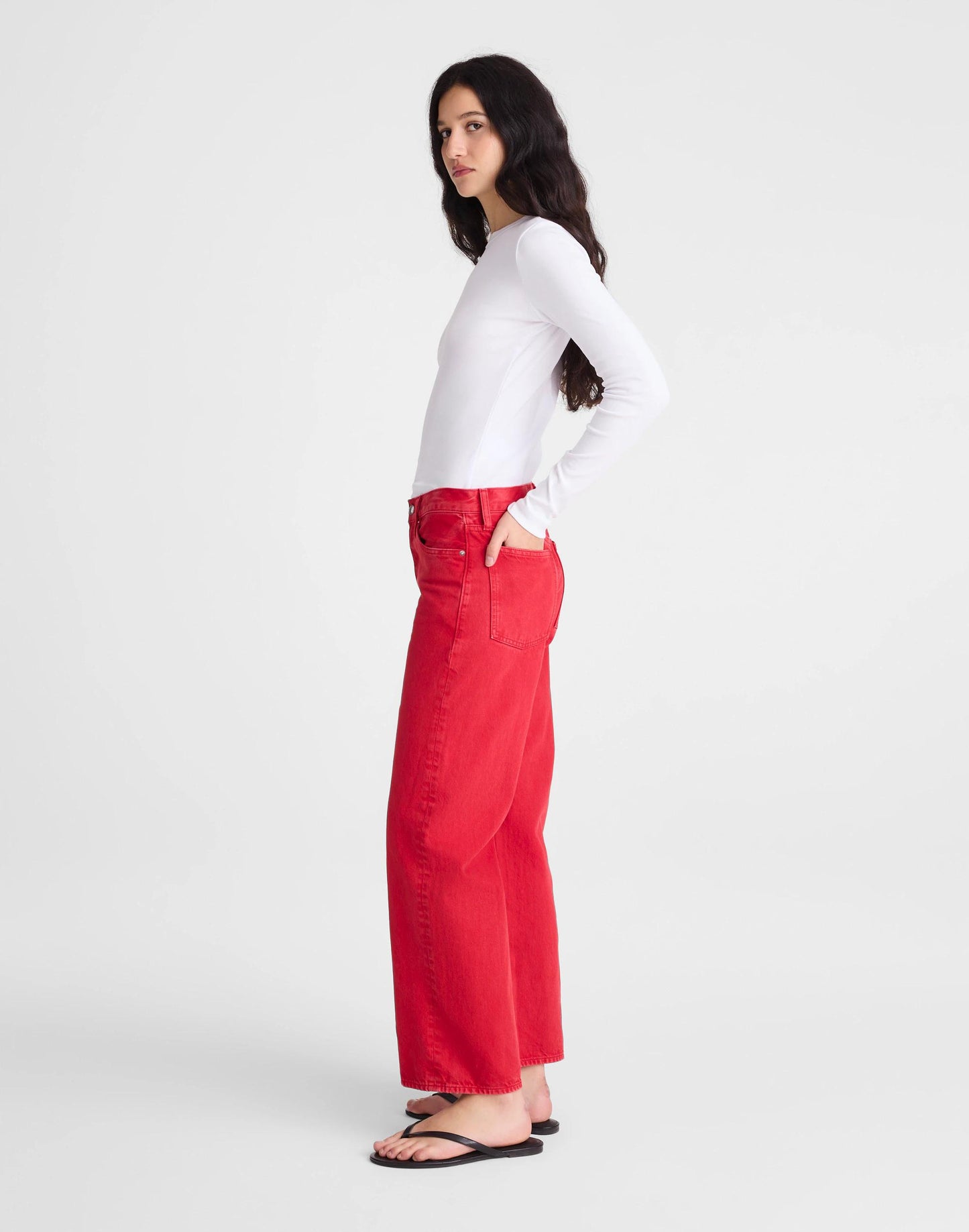 Madewell Low-Slung Baggy Crop Jean