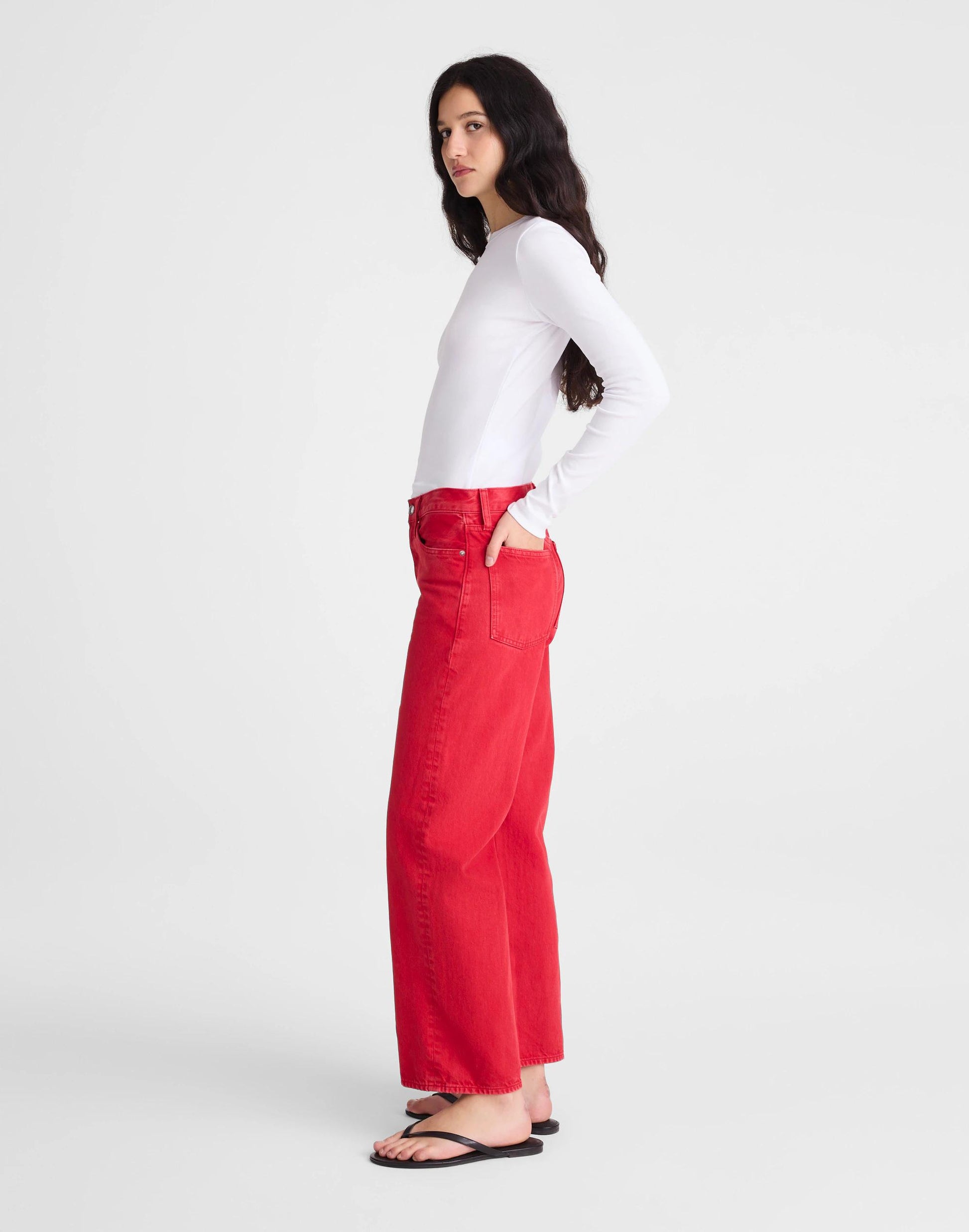 Madewell Low-Slung Baggy Crop Jean