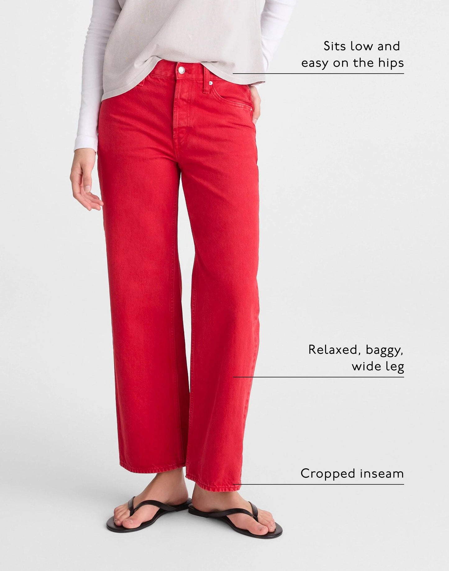 Madewell Low-Slung Baggy Crop Jean