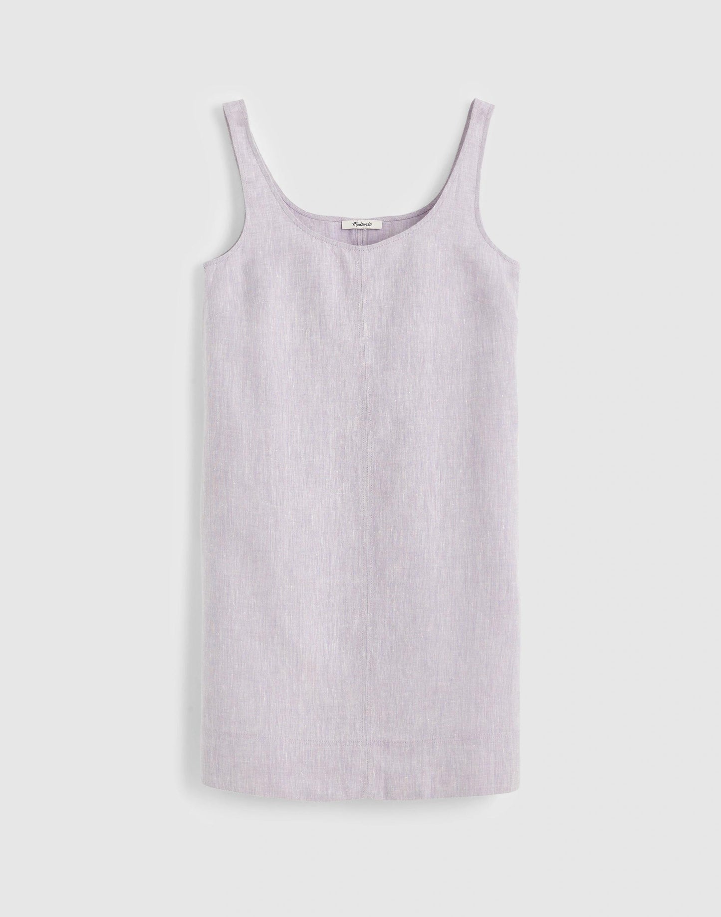 Madewell Scoopneck Mini Shift Dress in 100% Linen