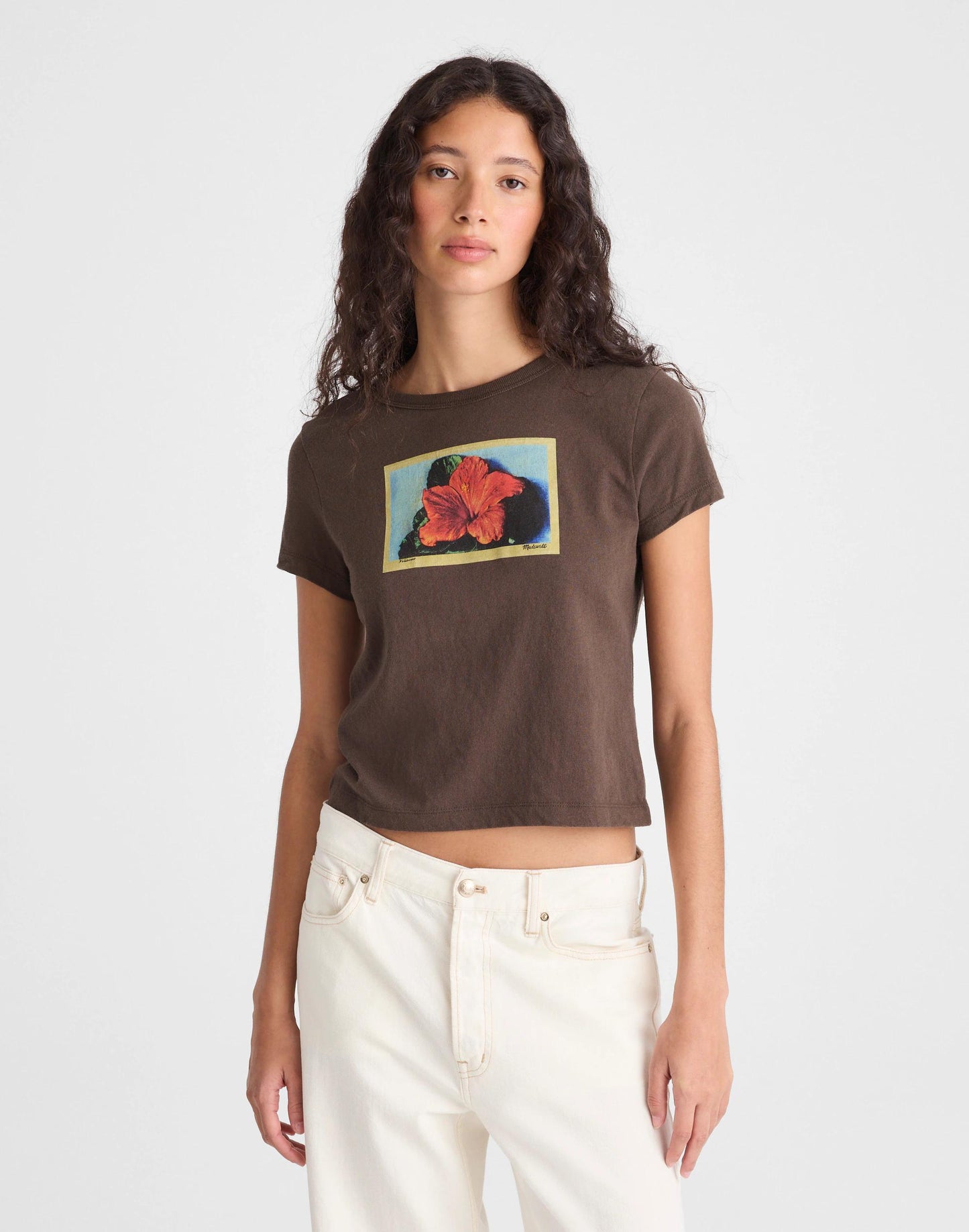 Madewell The Relaxed Baby Tee in Vintage Jersey