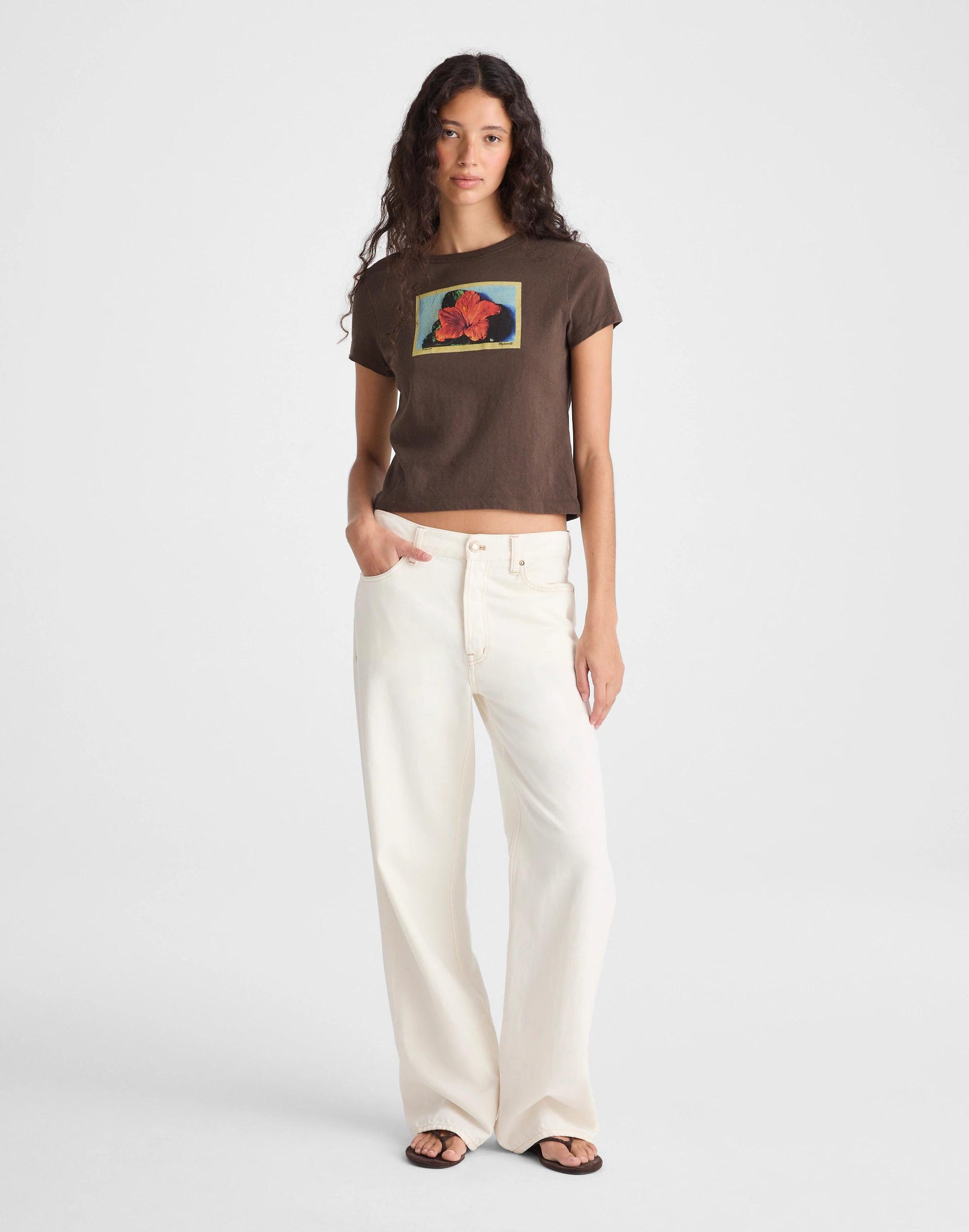 Madewell The Relaxed Baby Tee in Vintage Jersey