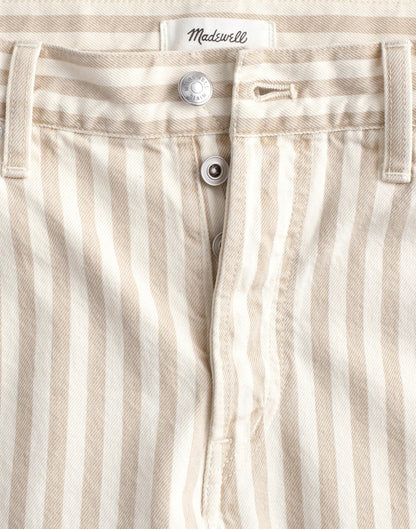 Madewell The Darted Barrel-Leg Jean in Airy Denim