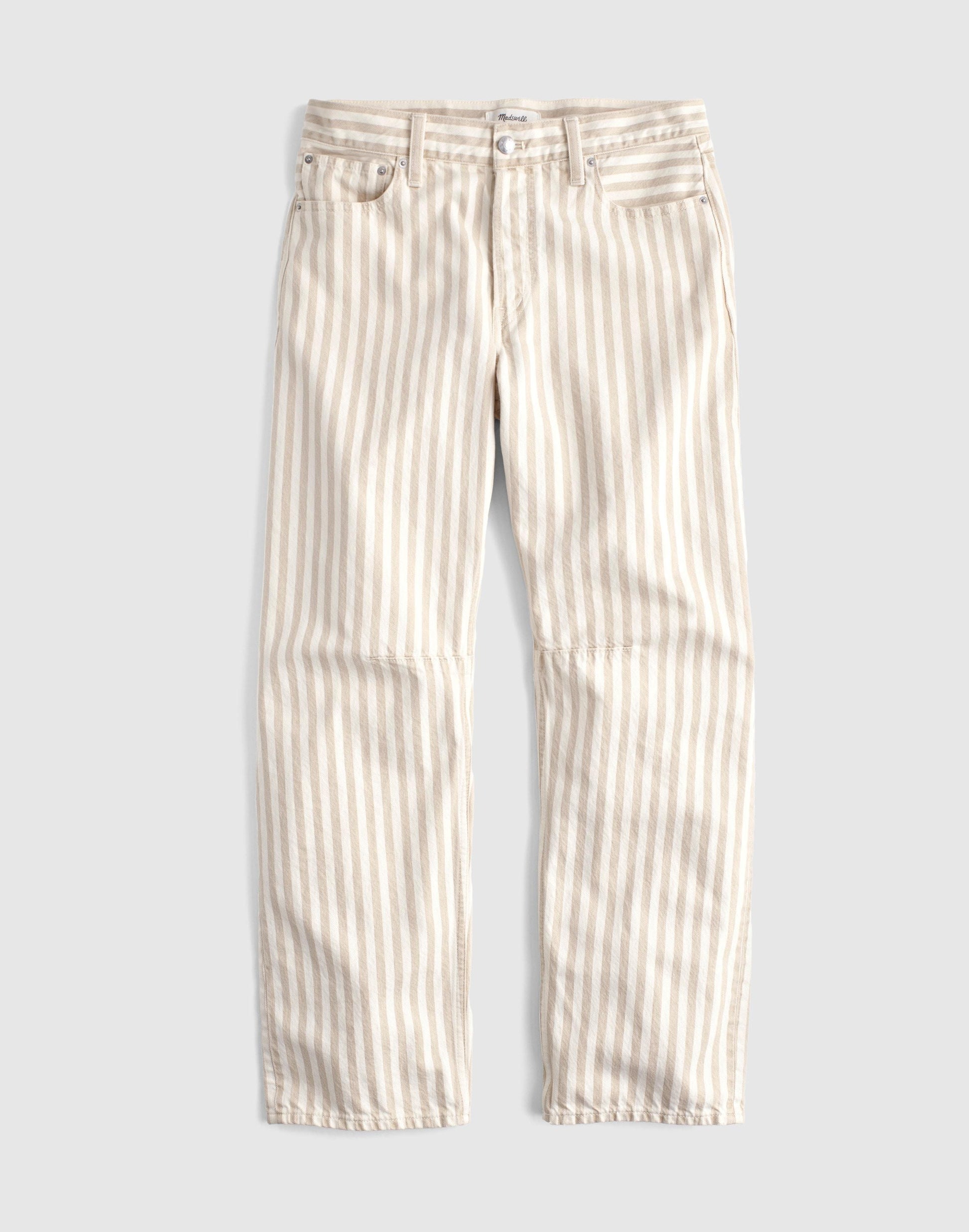 Madewell The Darted Barrel-Leg Jean in Airy Denim