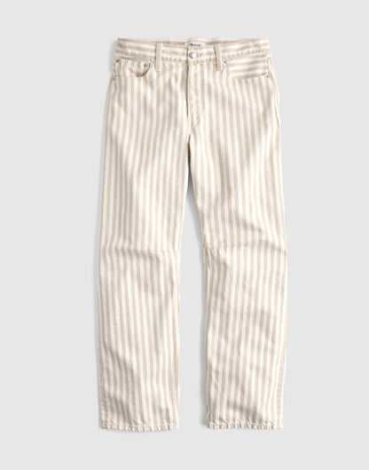 Madewell The Darted Barrel-Leg Jean in Airy Denim