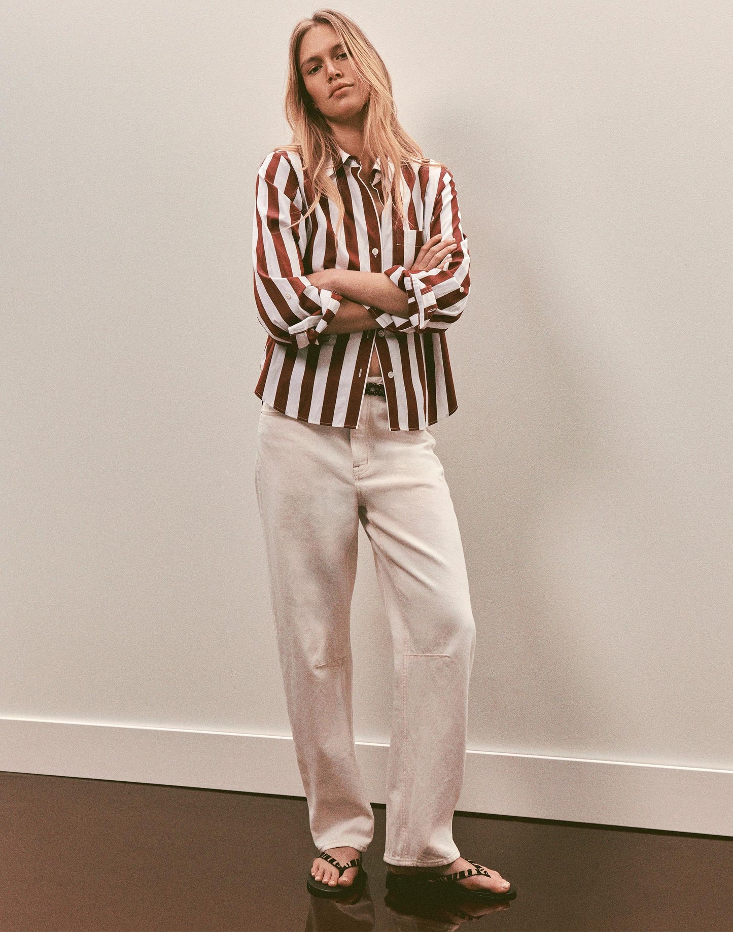 Madewell The Darted Barrel-Leg Jean