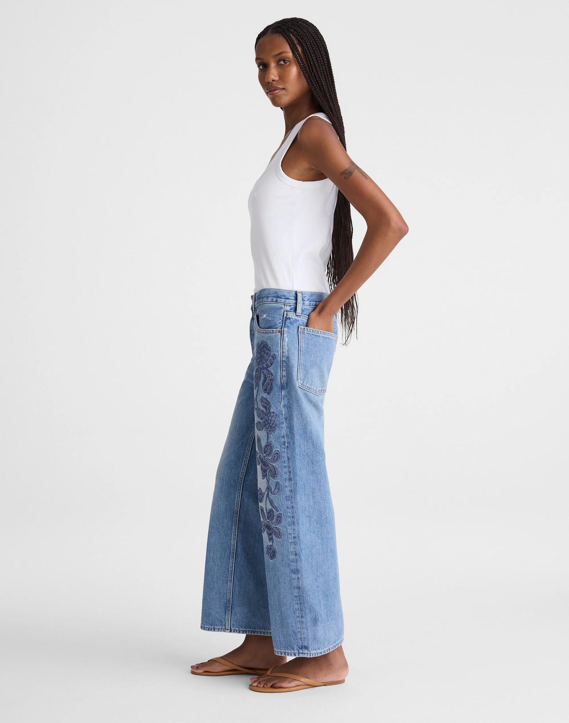 Madewell Low-Slung Baggy Crop Jean
