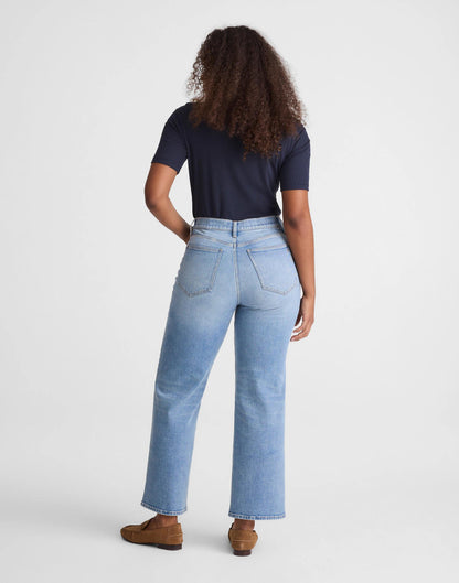 Madewell The Curvy Perfect Vintage Wide-Leg Crop Jean