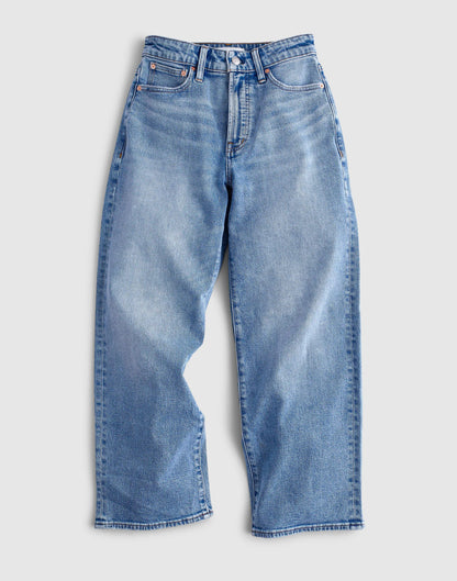 Madewell The Curvy Perfect Vintage Wide-Leg Crop Jean