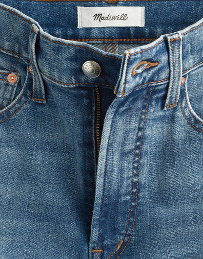 Madewell The Wide-Leg Crop Jean in Super Stretch Denim