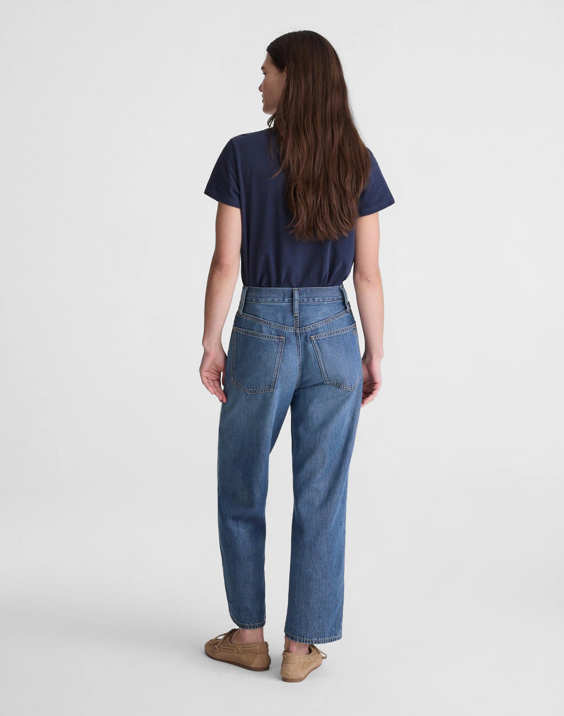 Madewell The Perfect Vintage Wide-Leg Crop Jean in Airy Denim