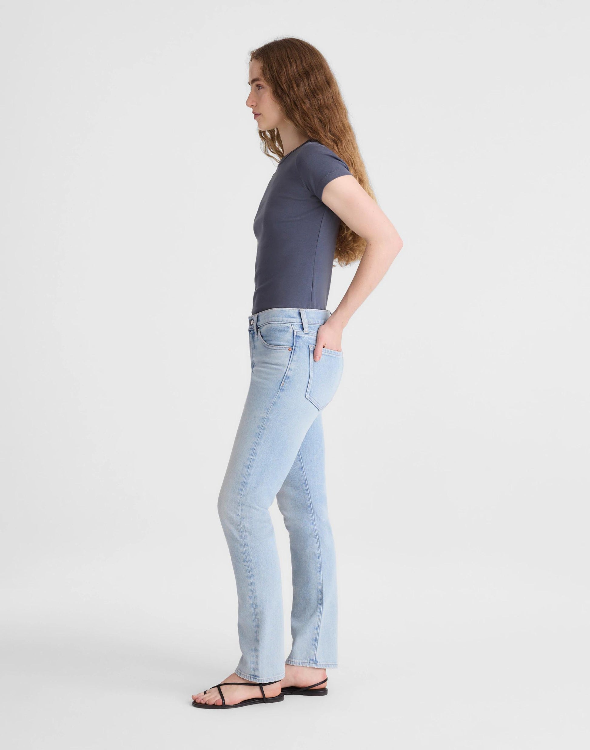 Madewell The Jules Slim-Straight Jean