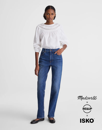 Madewell Circular Longline Straight Jean