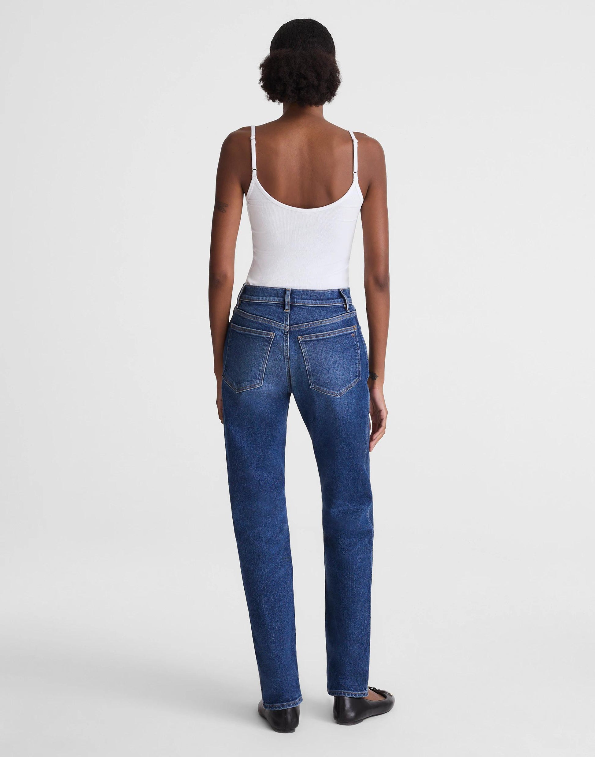 Madewell Circular Longline Straight Jean