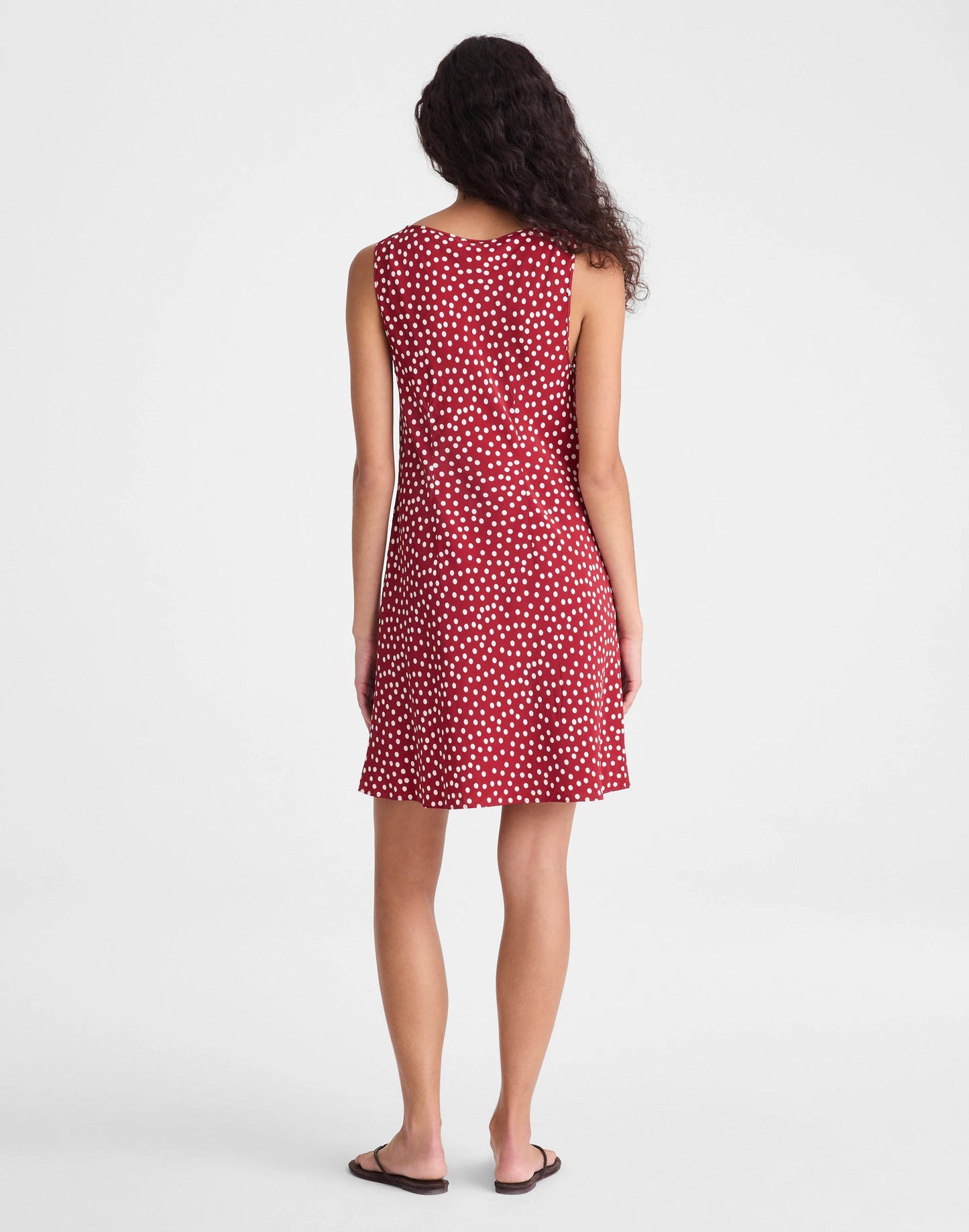 Madewell Boatneck Sleeveless Mini Dress