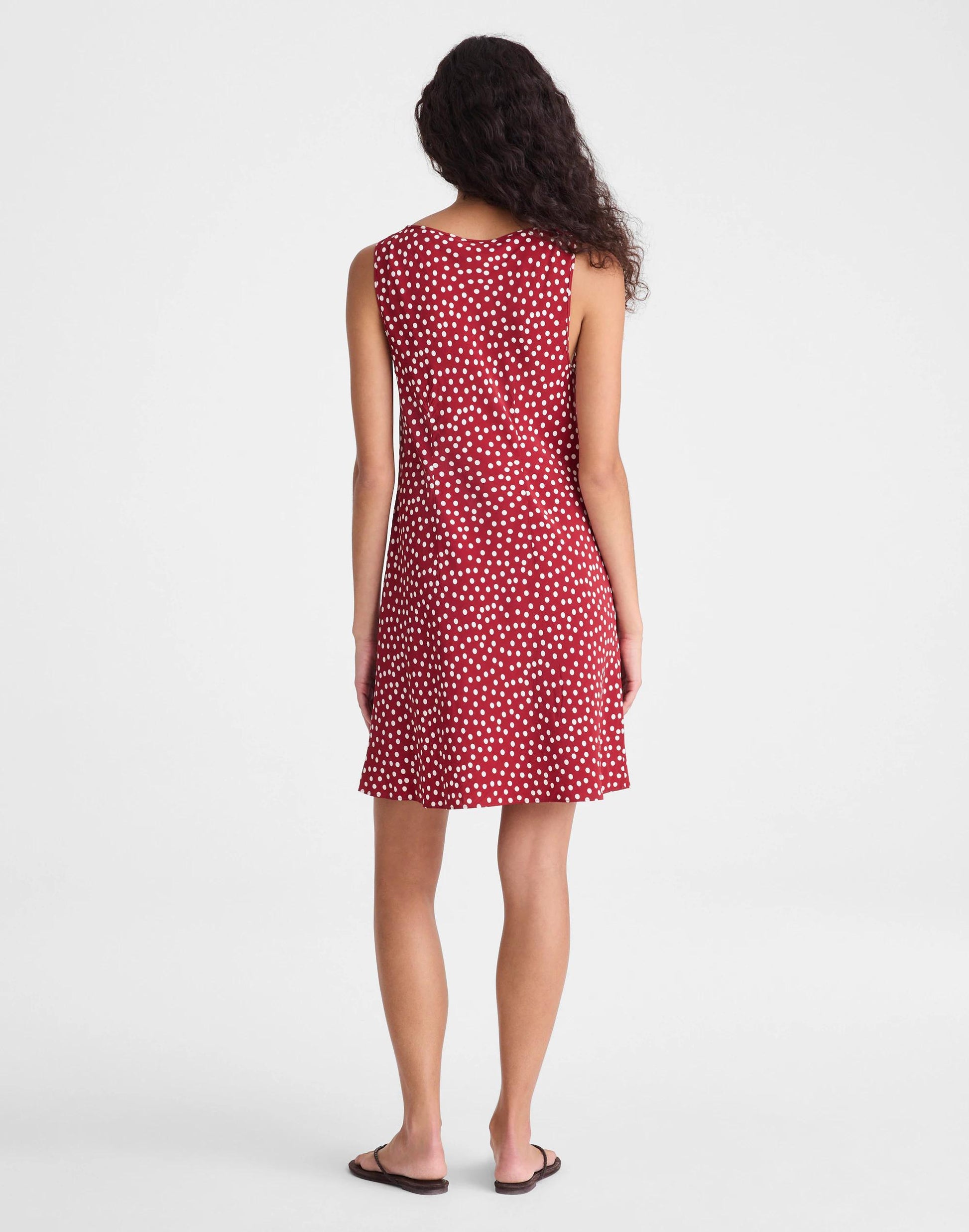 Madewell Boatneck Sleeveless Mini Dress