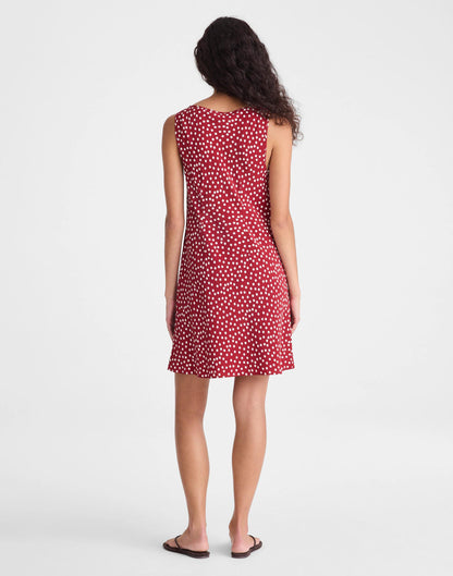 Madewell Boatneck Sleeveless Mini Dress