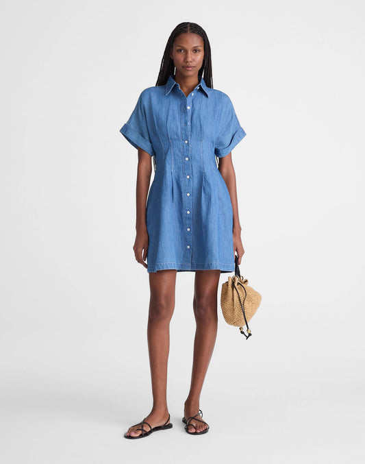 Madewell The Perry Denim Shirtdress