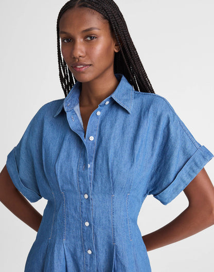 Madewell The Perry Denim Shirtdress