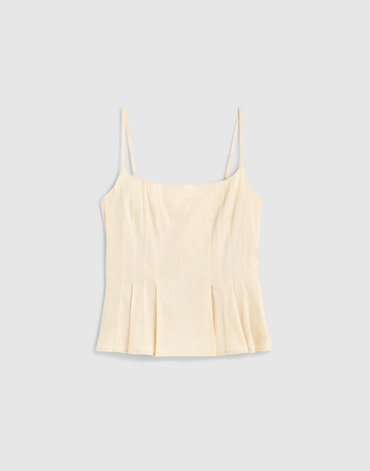 Madewell Darted Peplum Cami Top