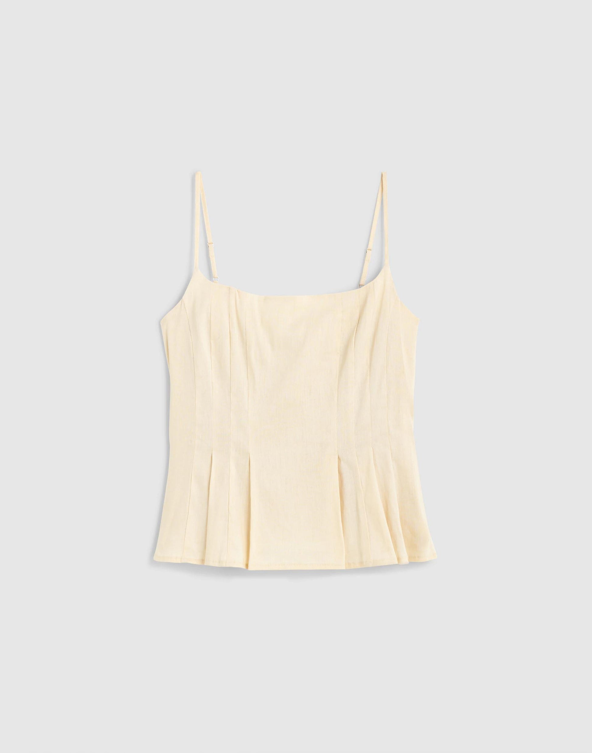 Madewell Darted Peplum Cami Top