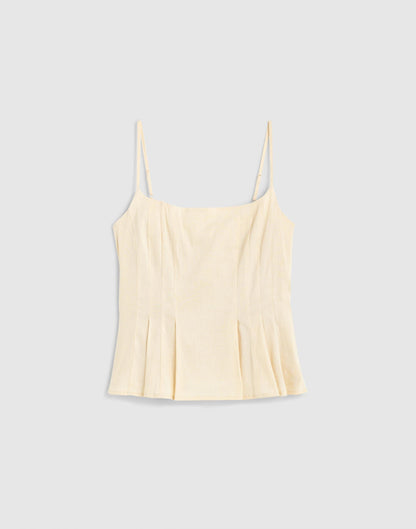 Madewell Darted Peplum Cami Top