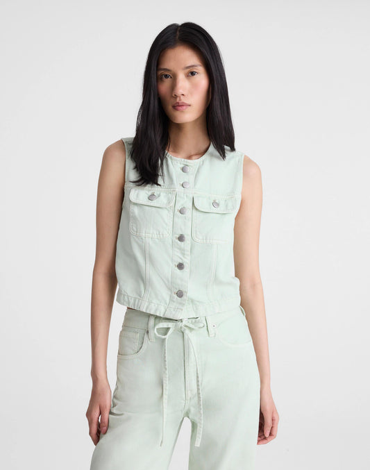 Madewell Madewell x Shopbop Airy Denim Crop Vest