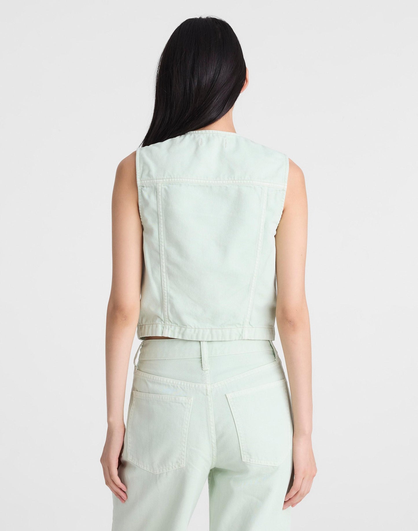 Madewell Madewell x Shopbop Airy Denim Crop Vest