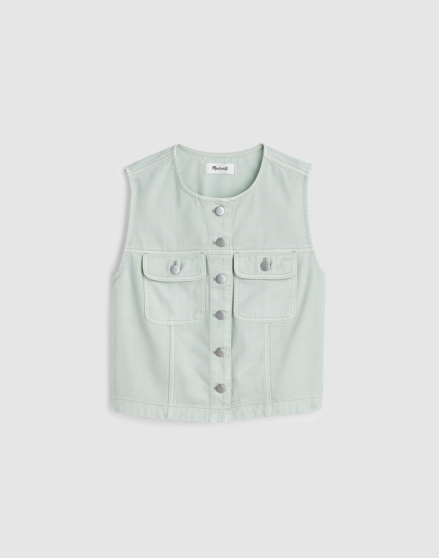 Madewell Madewell x Shopbop Airy Denim Crop Vest