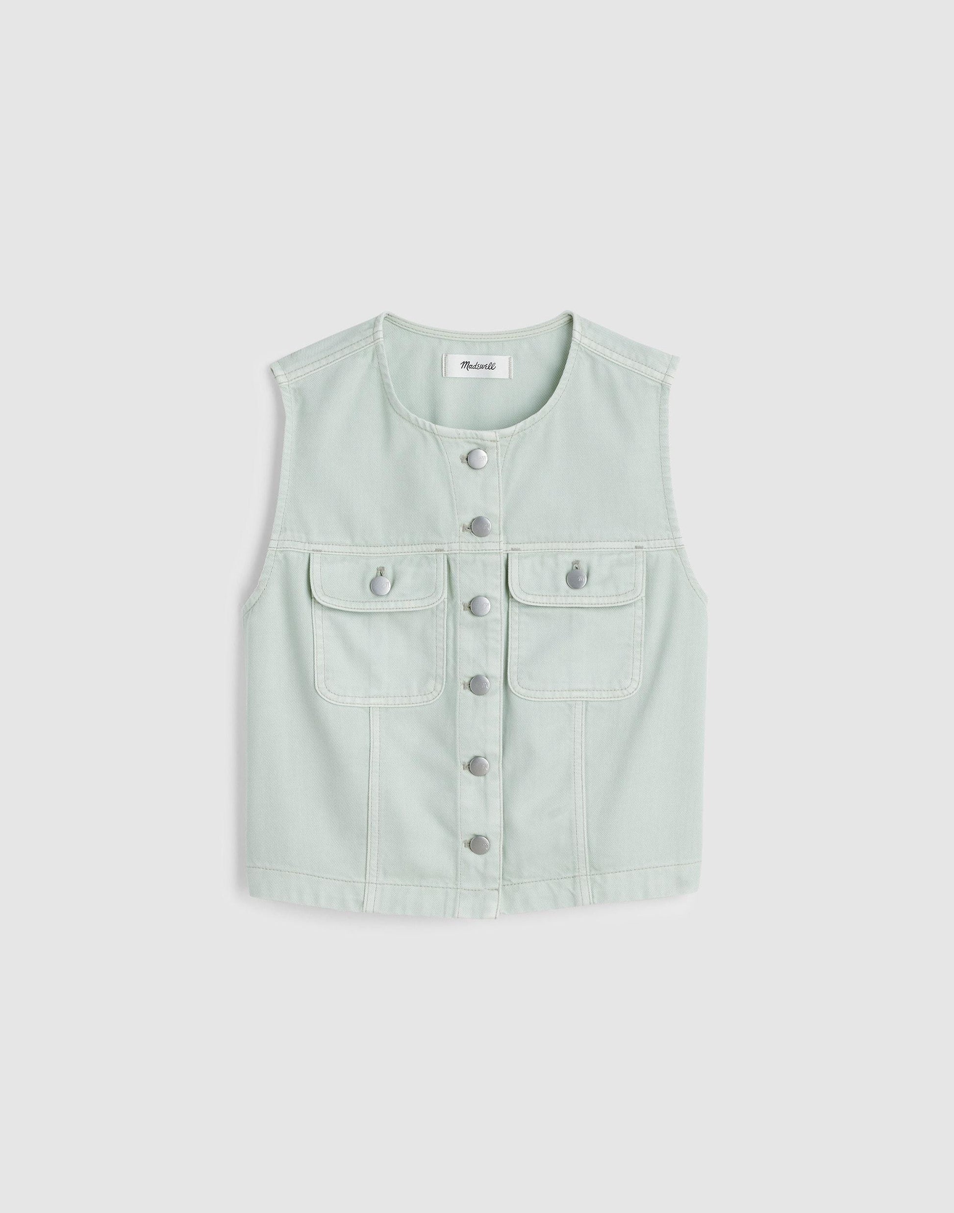 Madewell Madewell x Shopbop Airy Denim Crop Vest