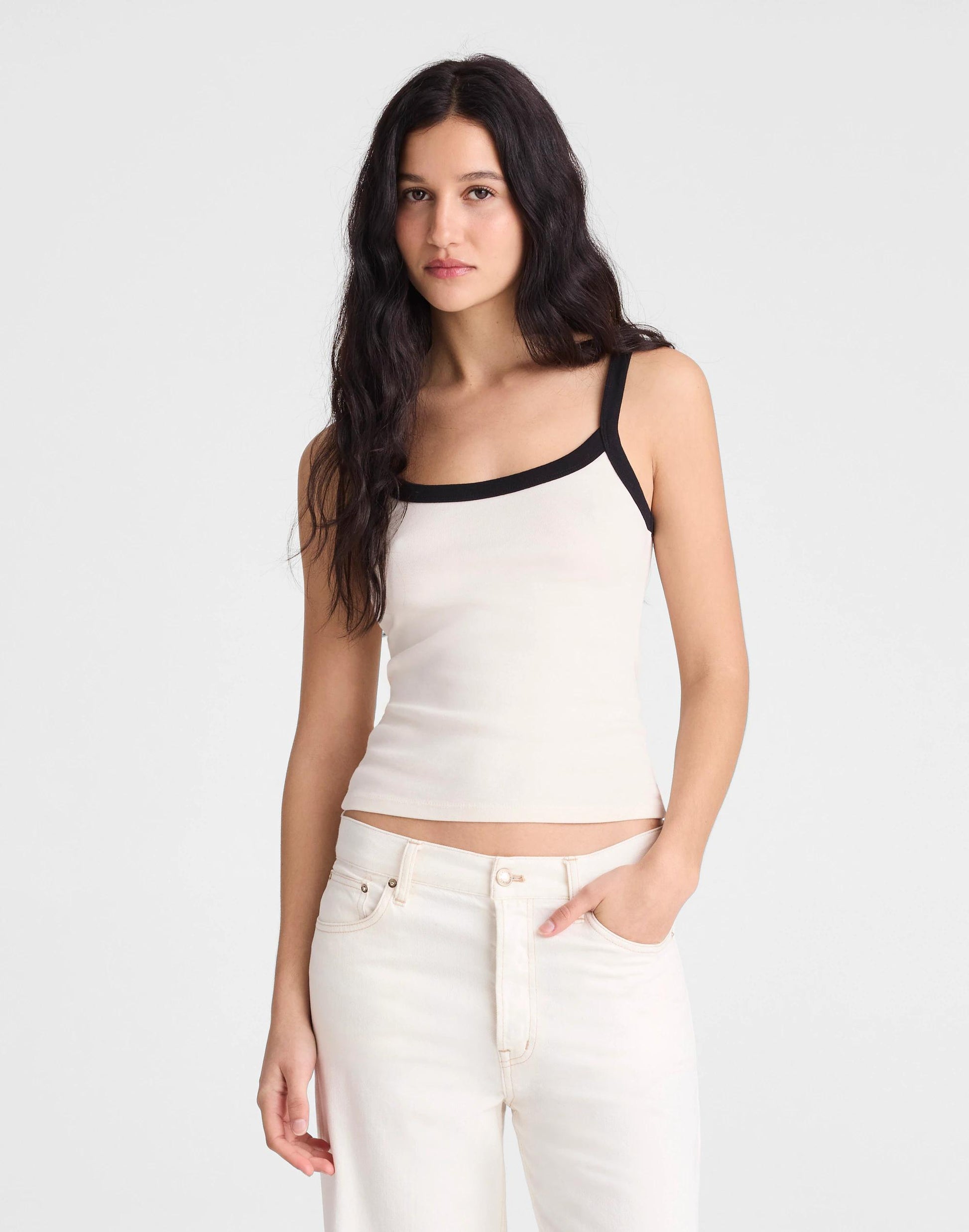 Madewell The '90s Cami in Compact Cotton