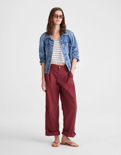 Madewell The Everyday Trouser in Poplin