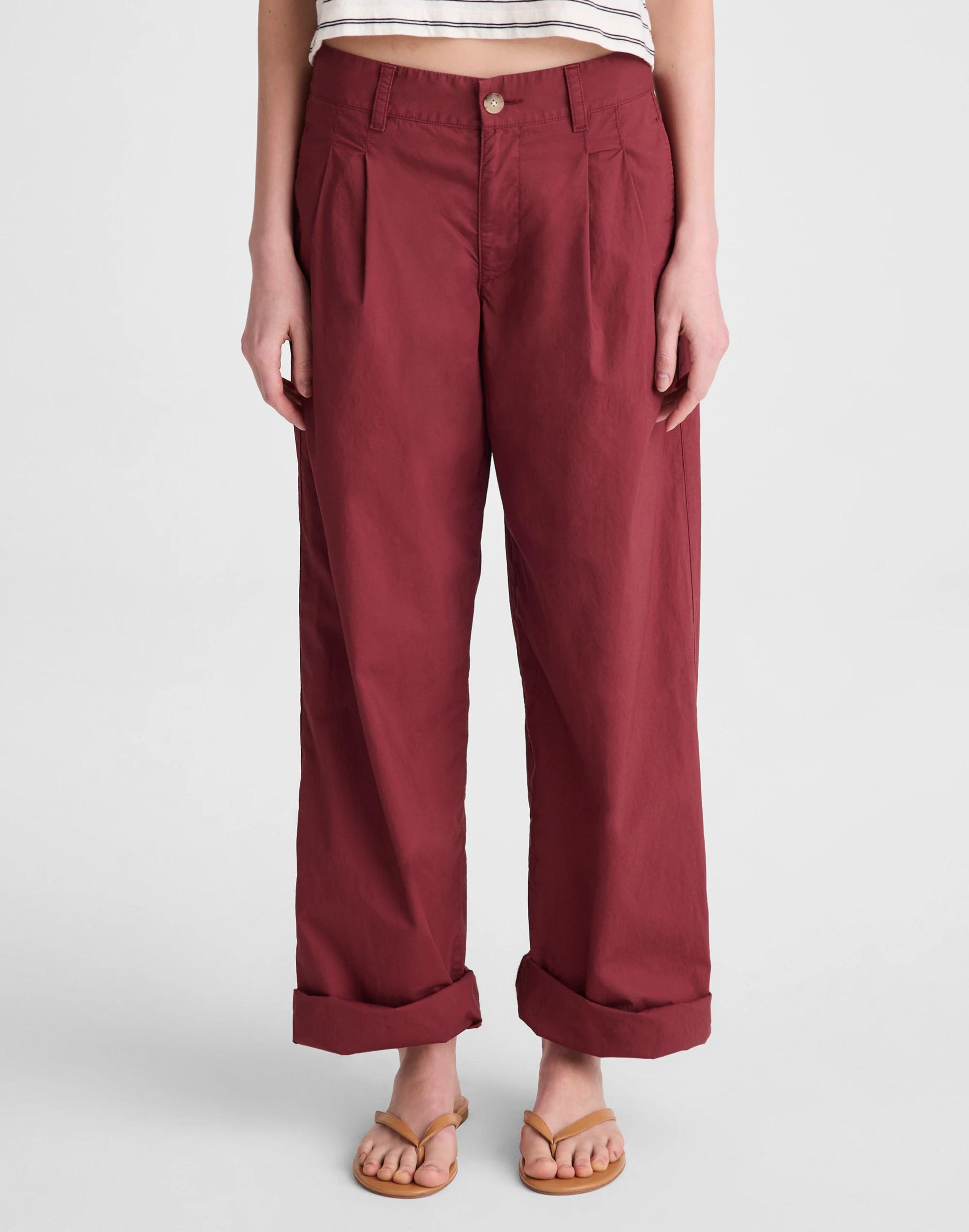 Madewell The Everyday Trouser in Poplin
