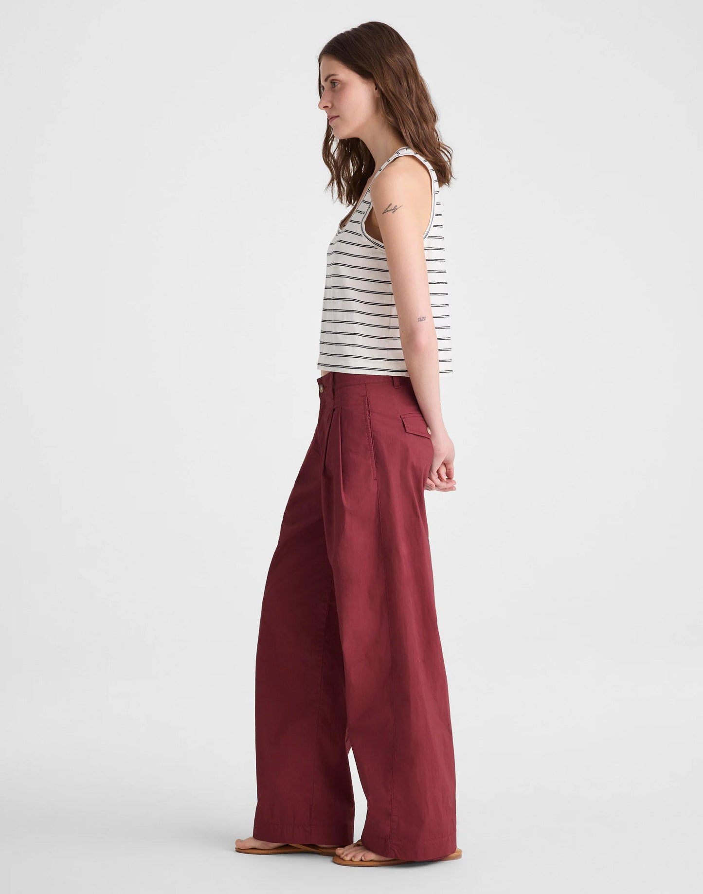 Madewell The Everyday Trouser in Poplin