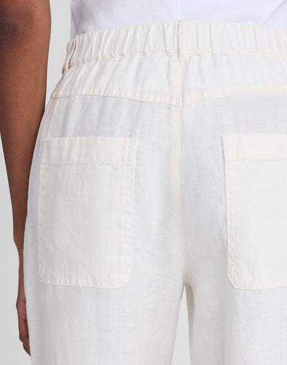 Madewell The Zoe Relaxed Straight Pant in 100% Linen