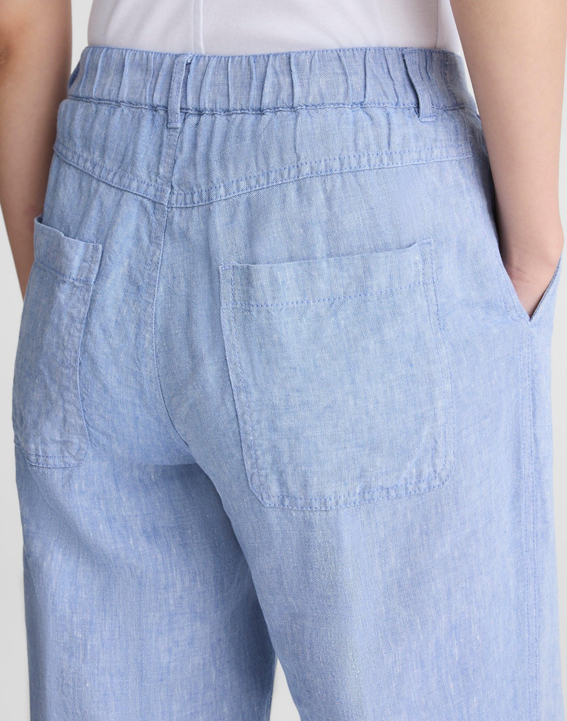Madewell The Zoe Relaxed Straight Pant in 100% Linen