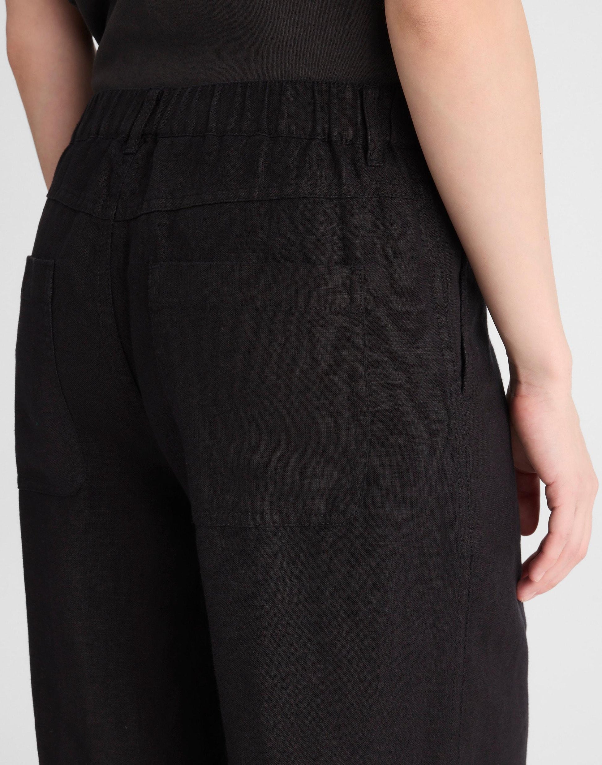 Madewell The Zoe Relaxed Straight Pant in 100% Linen