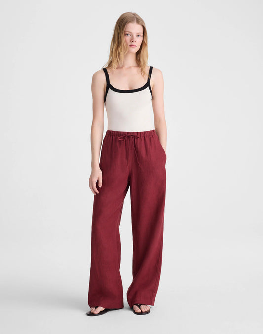 Madewell Pull-On Pants in 100% Linen