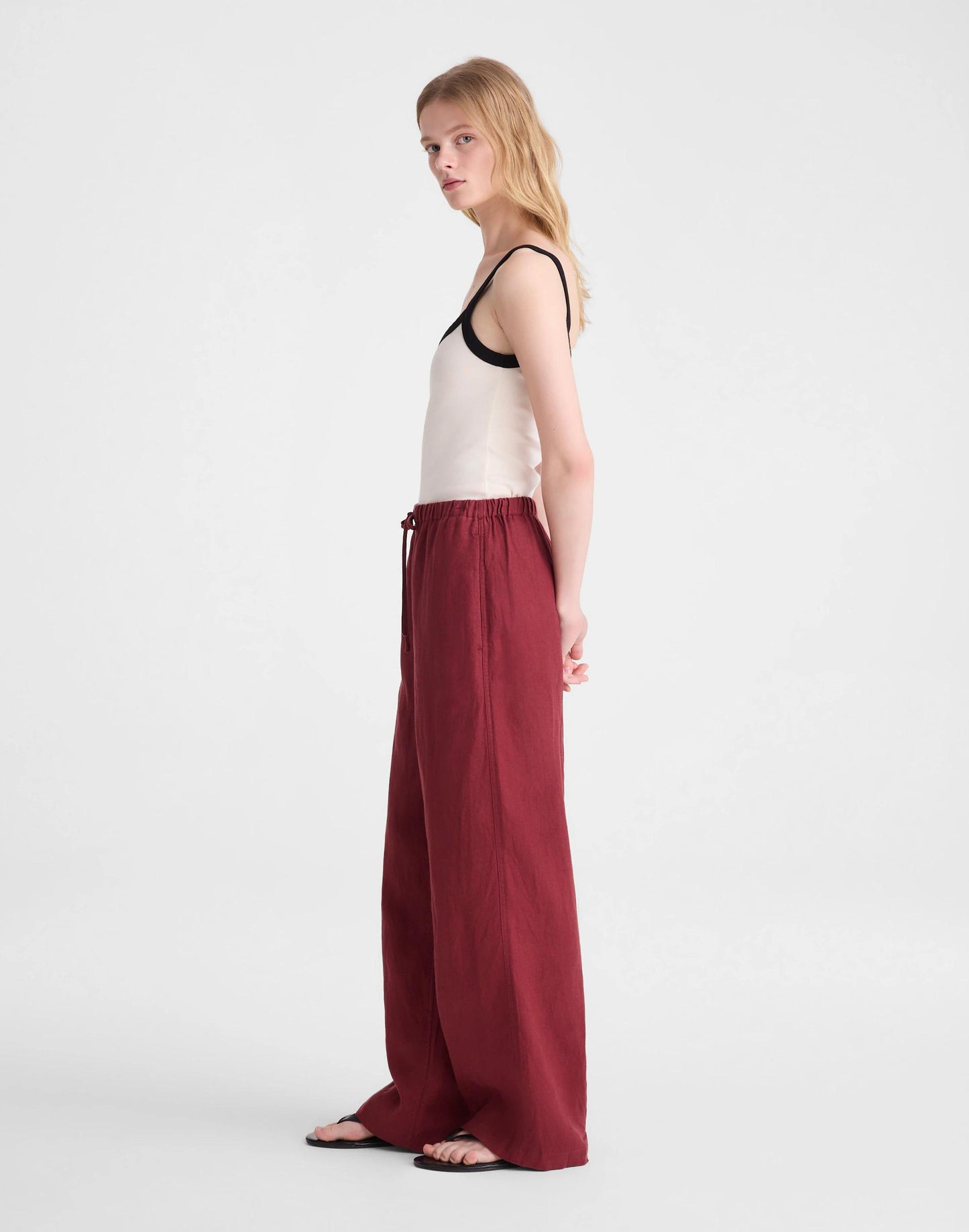 Madewell Pull-On Pants in 100% Linen