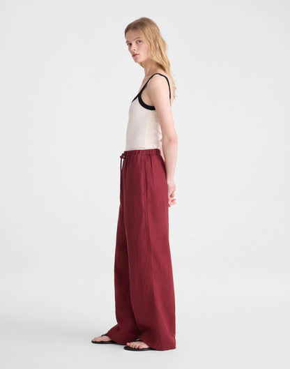 Madewell Pull-On Pants in 100% Linen