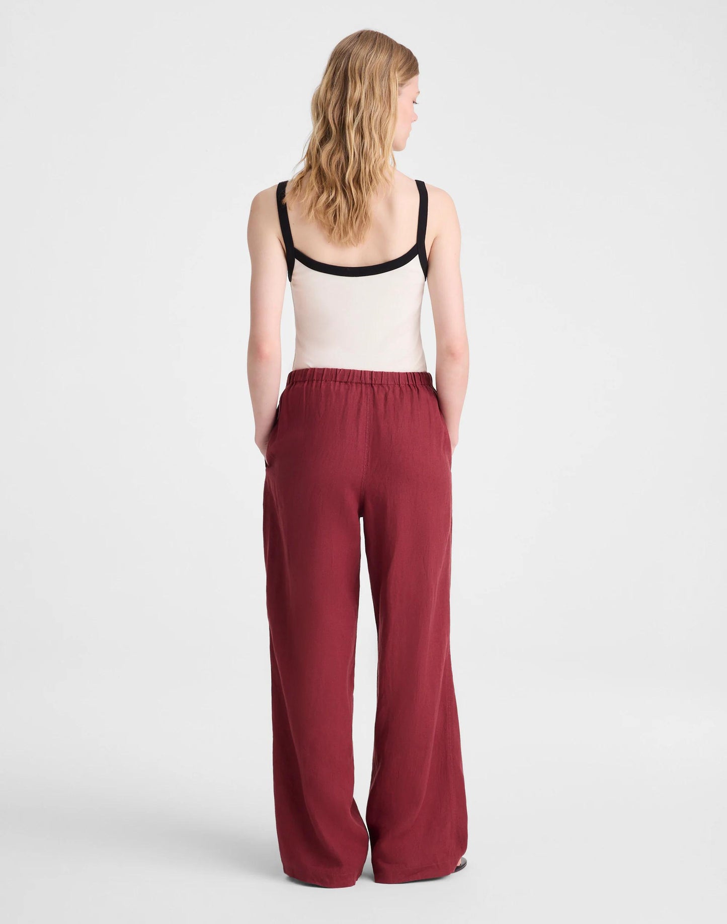 Madewell Pull-On Pants in 100% Linen