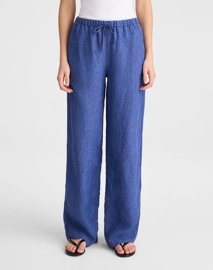 Madewell Pull-On Pants in 100% Linen
