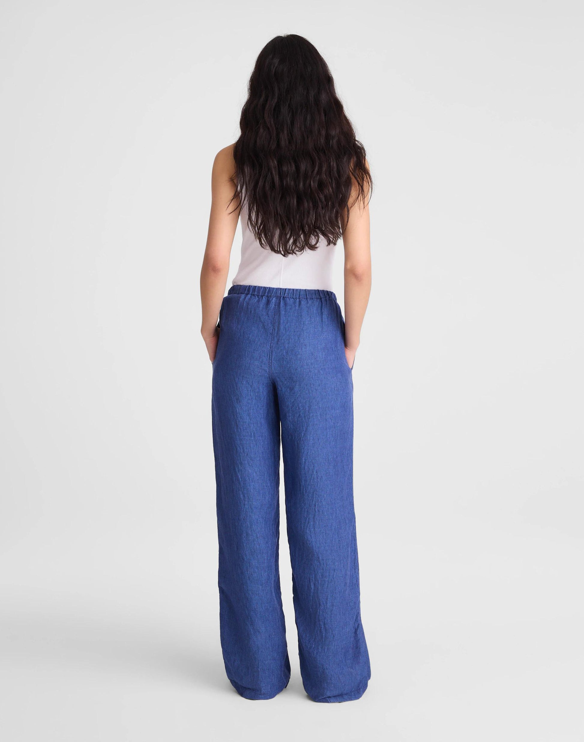 Madewell Pull-On Pants in 100% Linen
