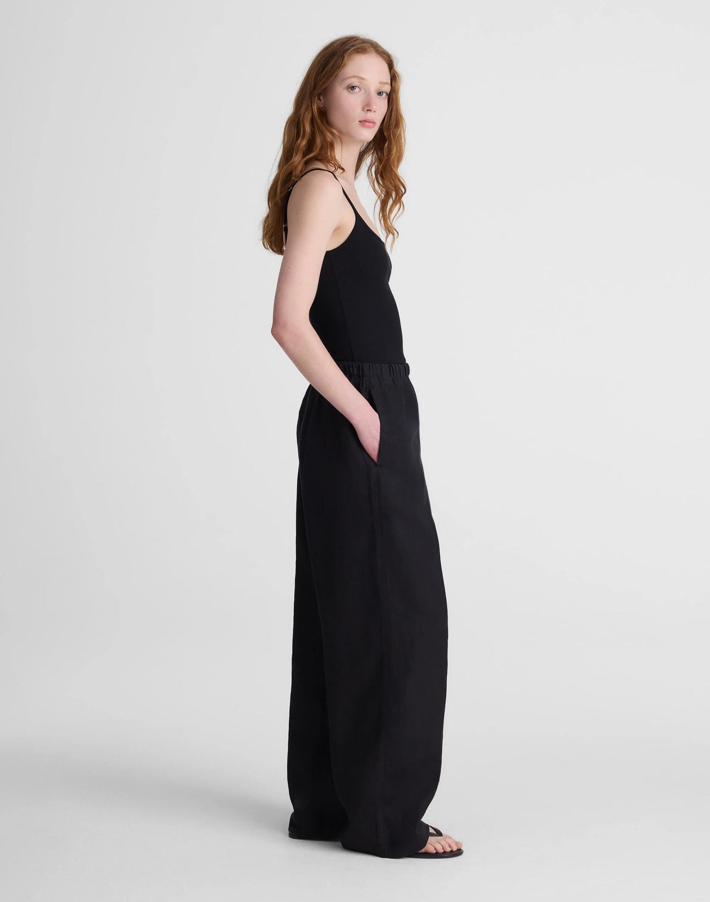 Madewell Pull-On Pants in 100% Linen