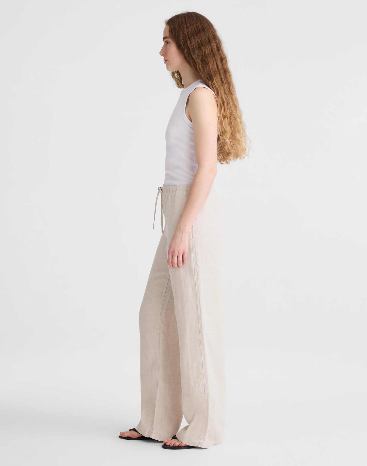 Madewell Pull-On Pants in 100% Linen