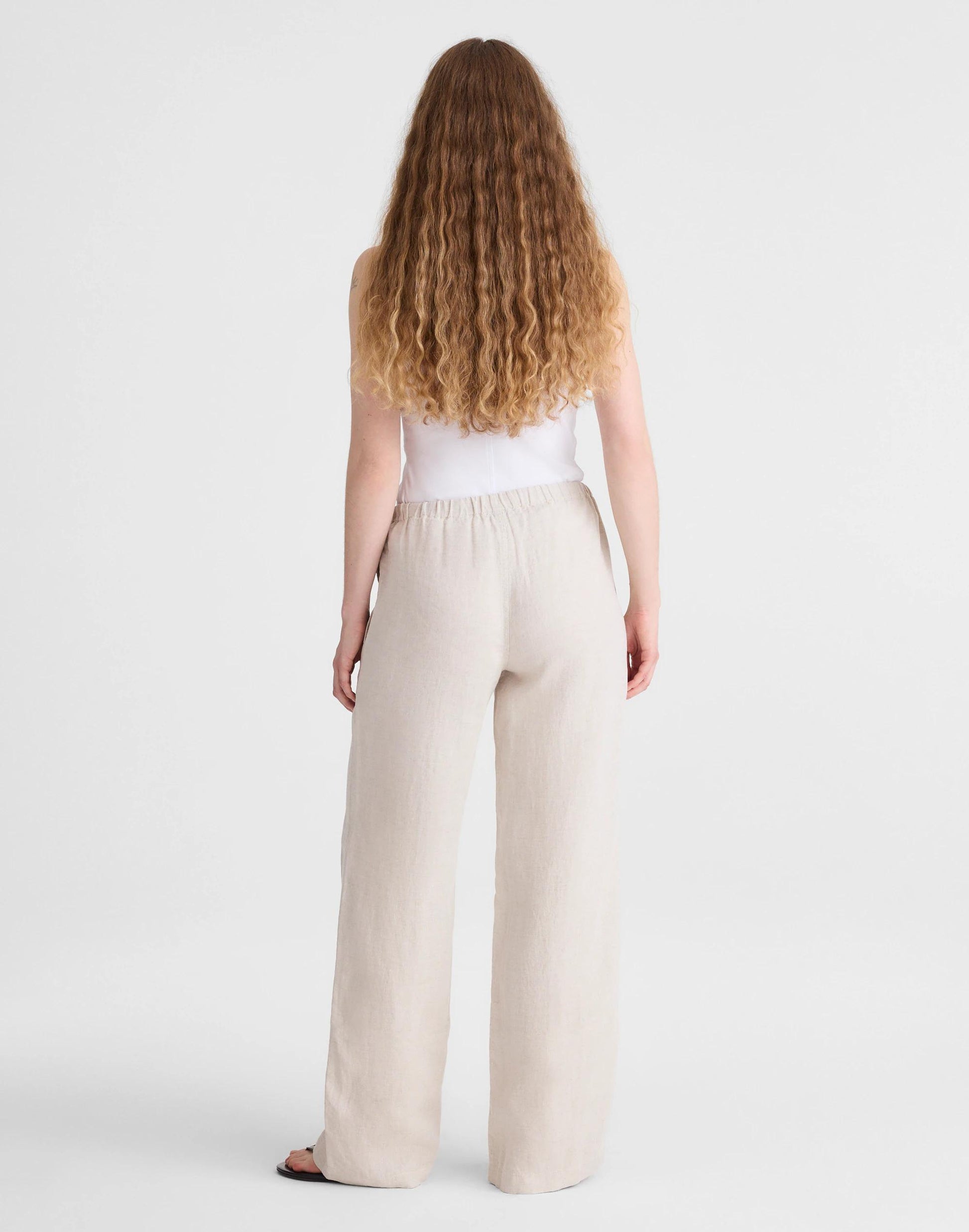 Madewell Pull-On Pants in 100% Linen
