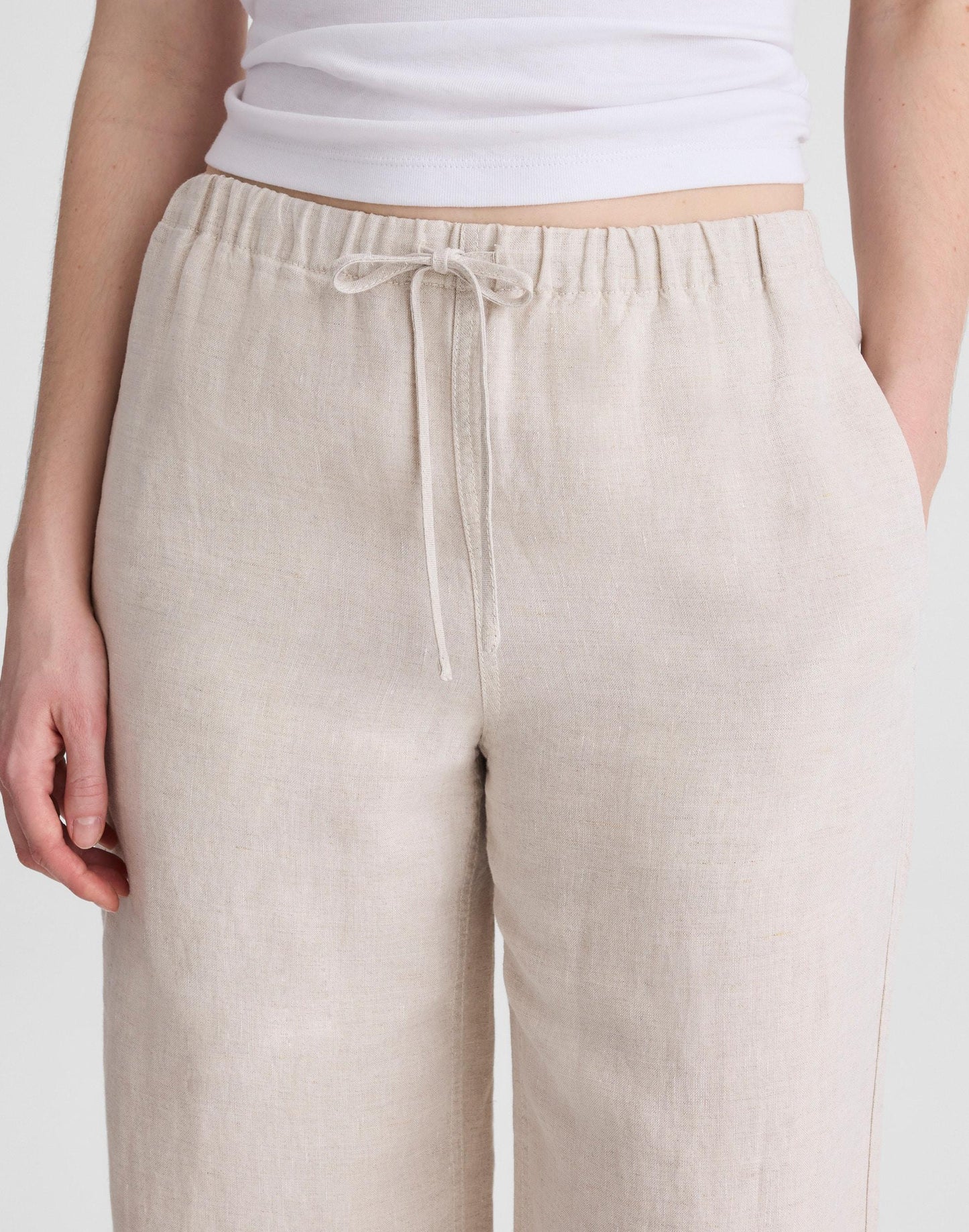 Madewell Pull-On Pants in 100% Linen