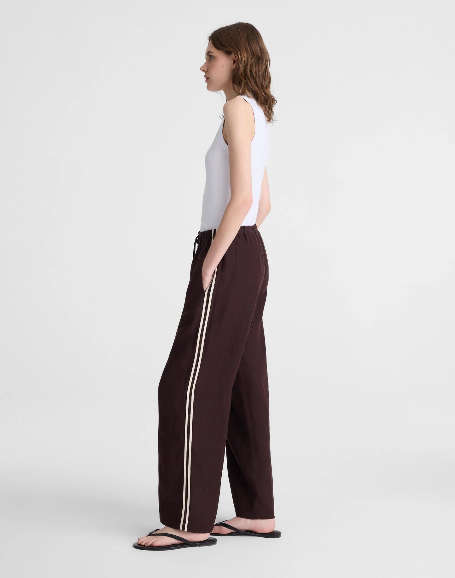Madewell Pull-On Pants in 100% Linen