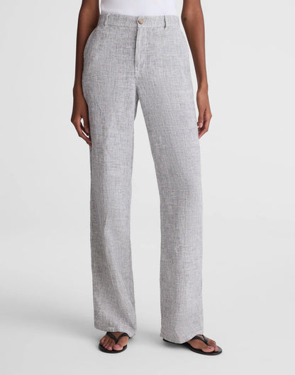 Madewell The Zoe Relaxed Straight Pant in 100% Linen